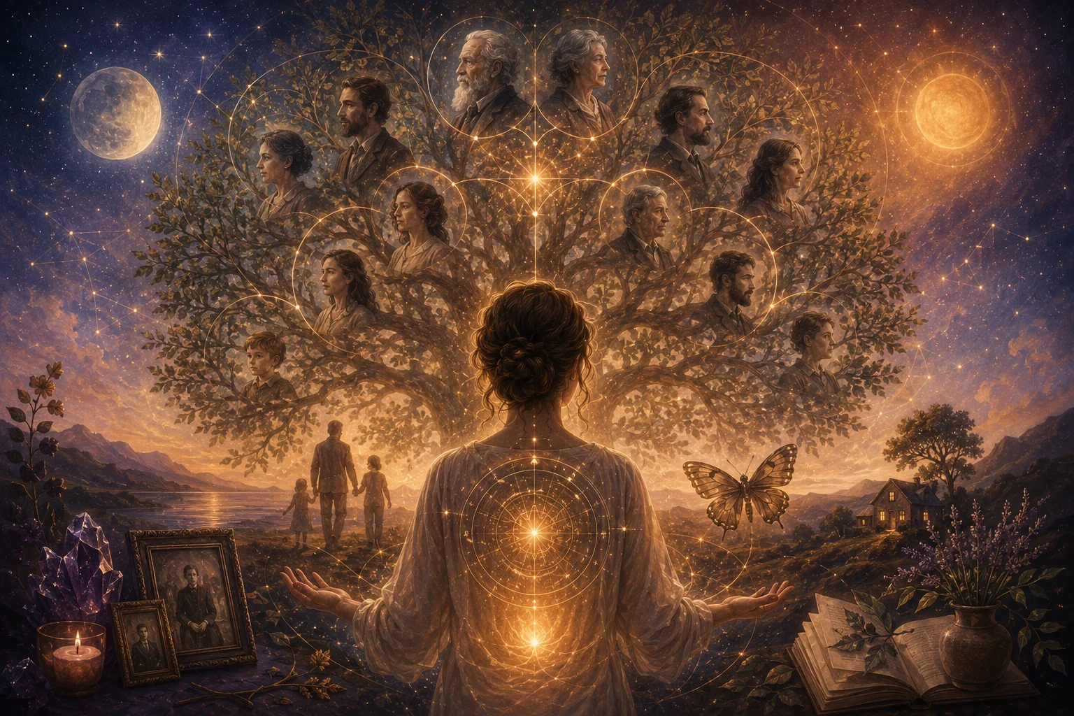 L'astrologie transgénérationnelle : comprendre, explorer et transformer les héritages familiaux