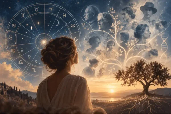 Astrologie transgénérationnelle : comment analyser les schémas familiaux dans un thème natal ?