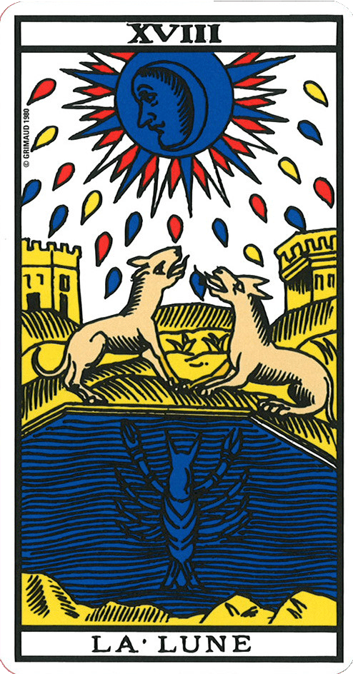 La Lune Arcane du Tarot de Marseille