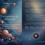 Couverture du livre d'astrologie de Nathalie Bellesso : L'interprétation du thème natal